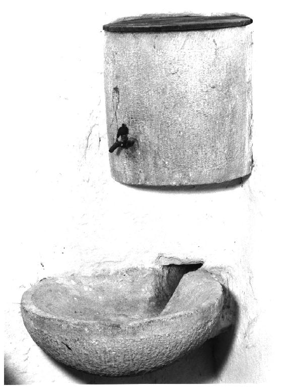 lavabo da sacrestia - ambito parmense (?) (sec. XIX)