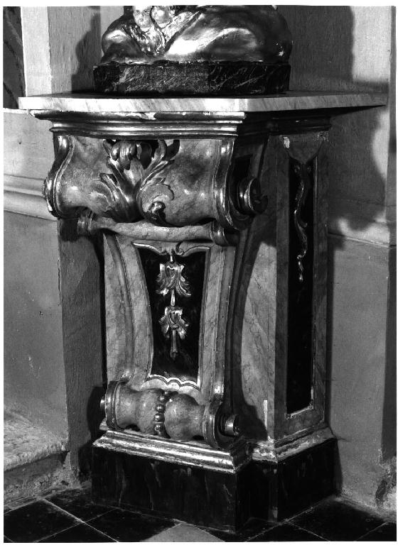 sostegno - di mensa d'altare, serie - ambito parmense (prima metà sec. XVIII)