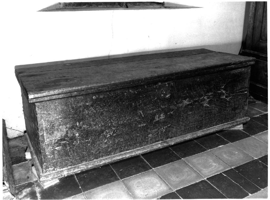 cassapanca - ambito parmense (sec. XIX)