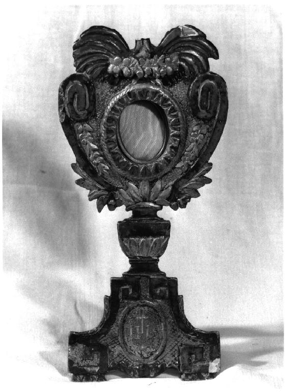 reliquiario - a ostensorio - ambito parmense (fine sec. XVIII)
