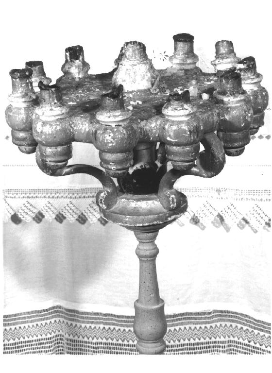 candelabro - ambito parmense (sec. XIX)
