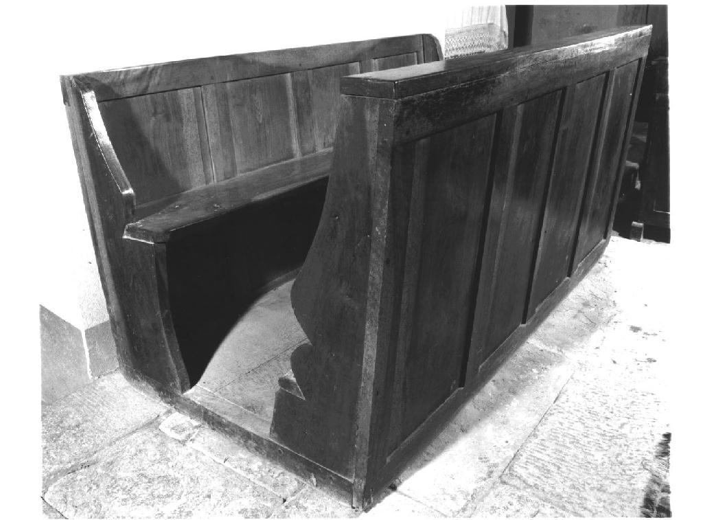 banco da chiesa - ambito parmense (secc. XVIII/ XIX)