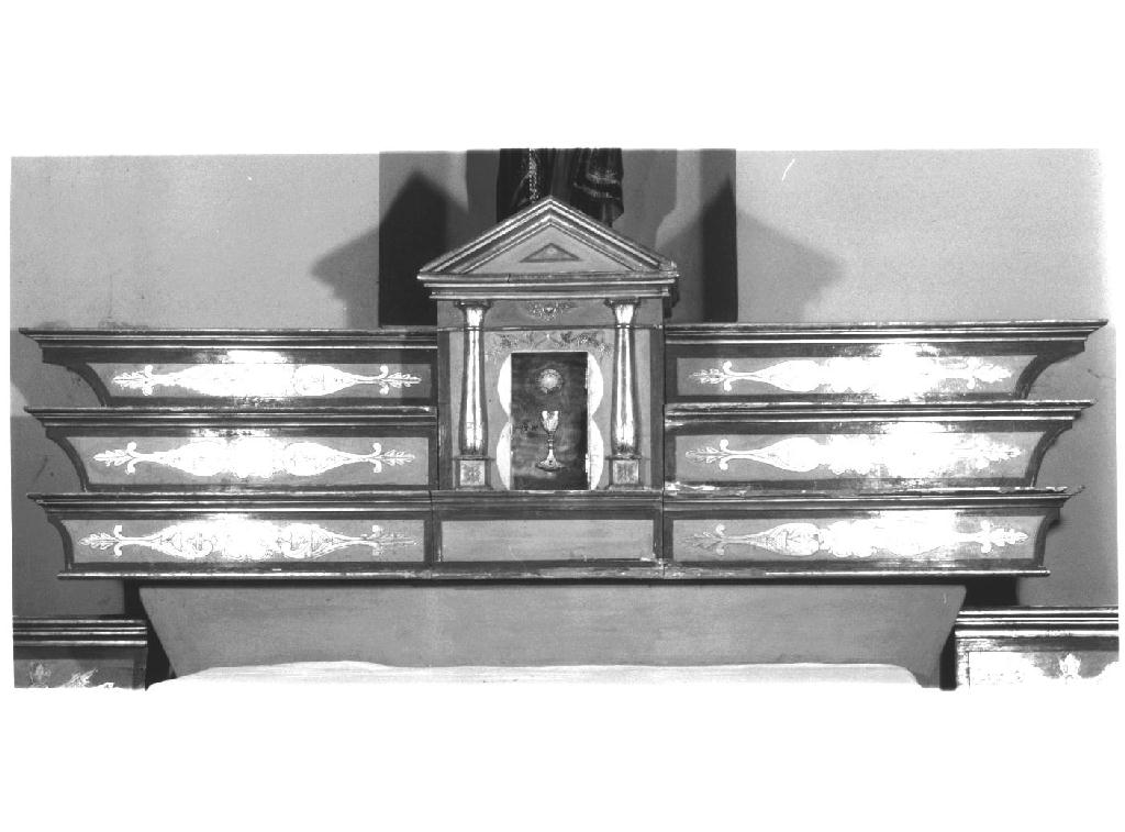 gradino d'altare - ambito parmense (secc. XVIII/ XIX)