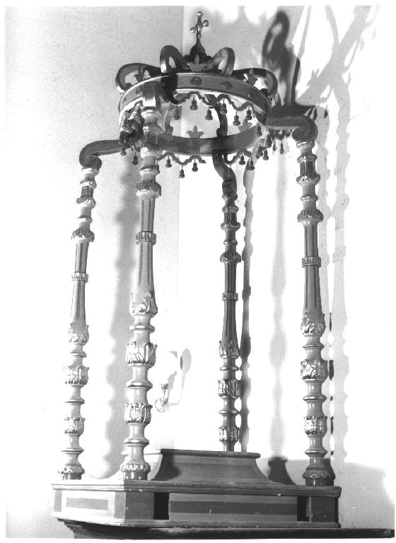 baldacchino processionale - ambito parmense (sec. XIX)