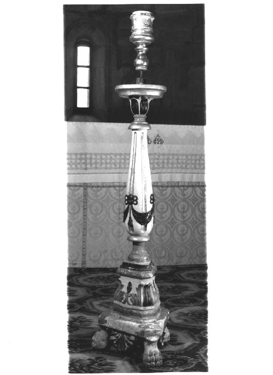 candelabro - ambito parmense (inizio sec. XIX)