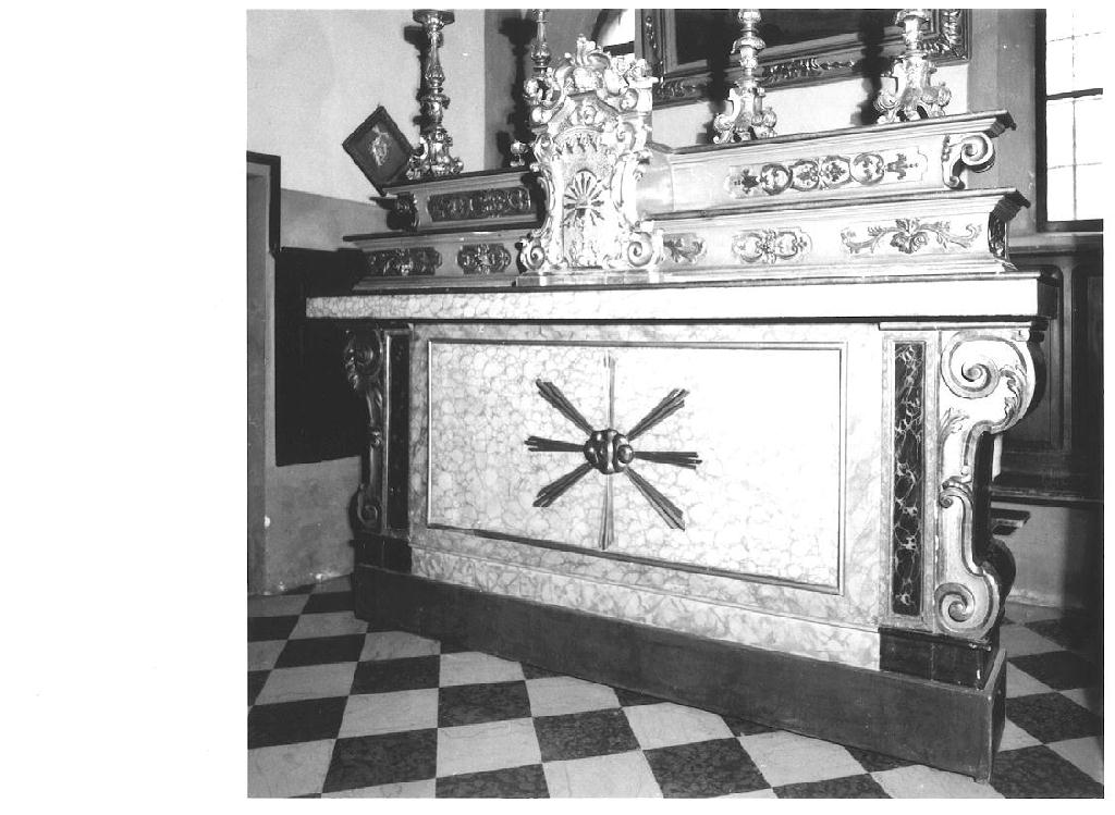 altare maggiore - ambito parmense (prima metà sec. XVIII)