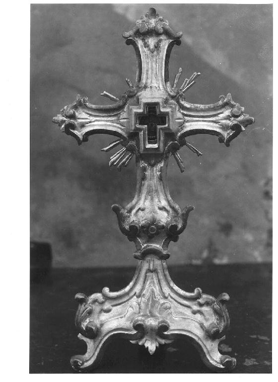 stauroteca - ambito parmense (seconda metà sec. XVIII)