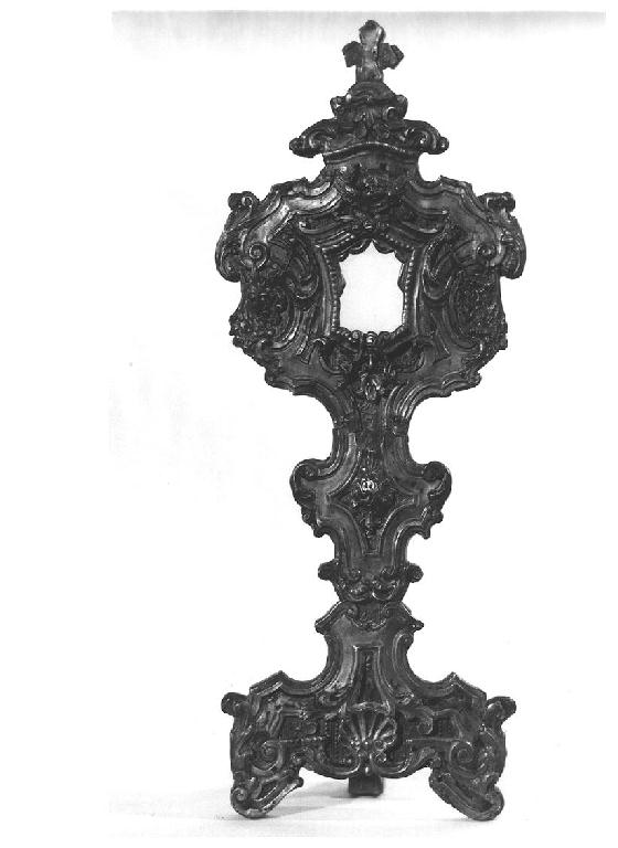 reliquiario - a ostensorio - ambito parmense (seconda metà sec. XVIII)