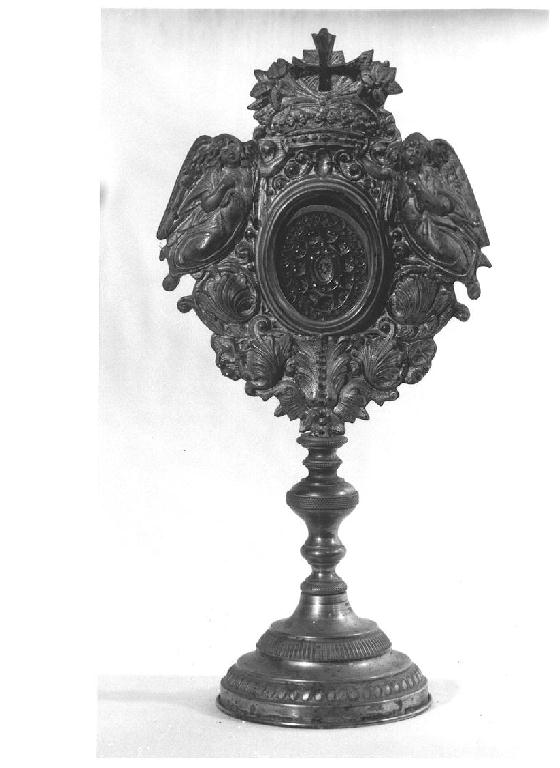 reliquiario - a ostensorio - produzione italiana (fine sec. XIX)