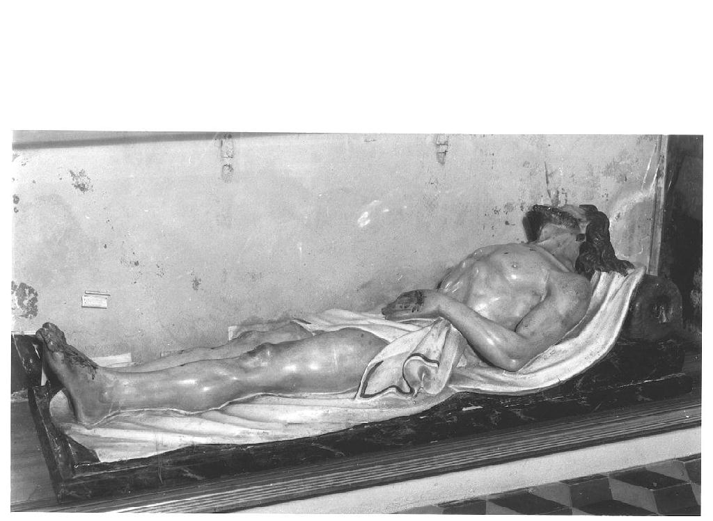 Cristo morto (statua) - manifattura parmense (sec. XVIII)