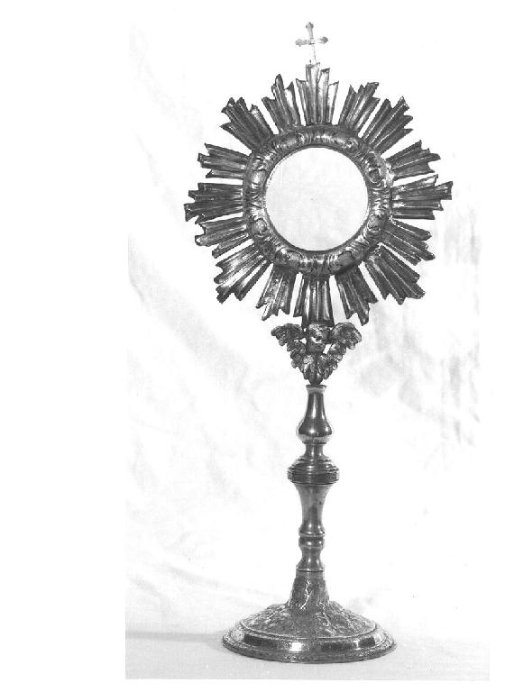 ostensorio di Barbieri Domenico (bottega) (terzo quarto, seconda metà sec. XVIII, sec. XIX)