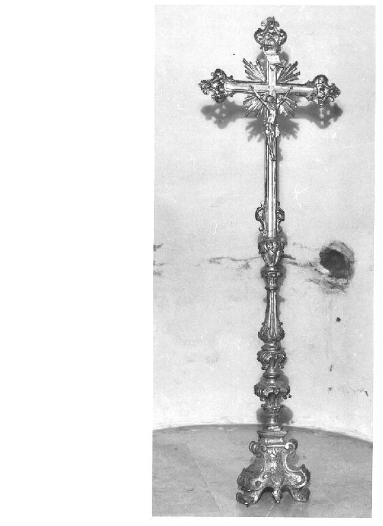 croce d'altare - manifattura parmense (sec. XVIII)