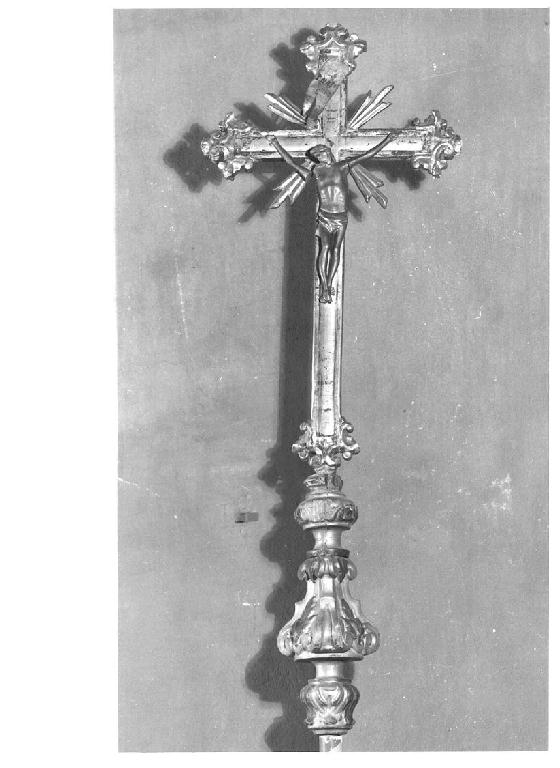 croce d'altare - ambito parmense (seconda metà sec. XVIII)