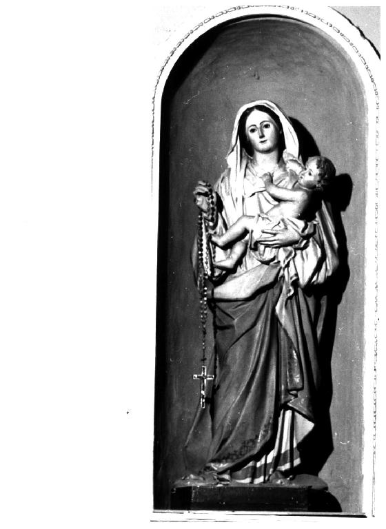 Madonna del Rosario (statua) - produzione Italia settentrionale (sec. XIX)