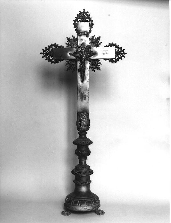 croce d'altare - ambito parmense (seconda metà sec. XIX)