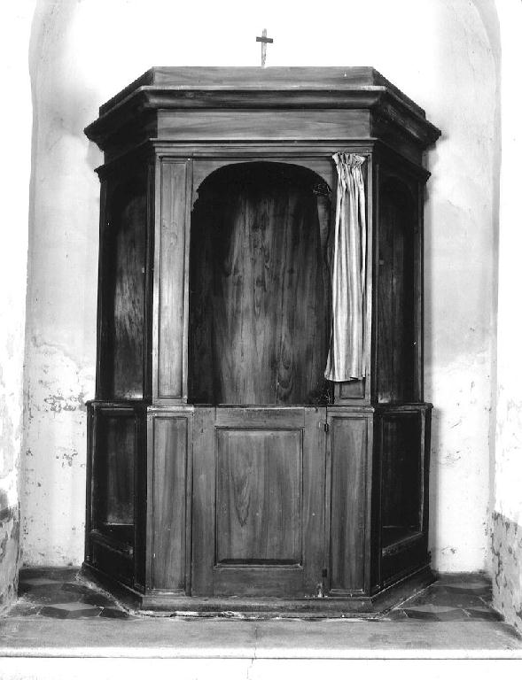 confessionale - ambito parmense (prima metà sec. XIX)