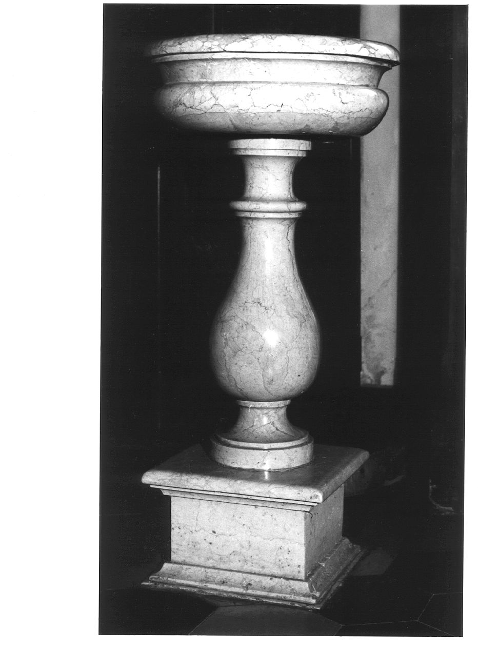 acquasantiera - ambito parmense (sec. XIX)