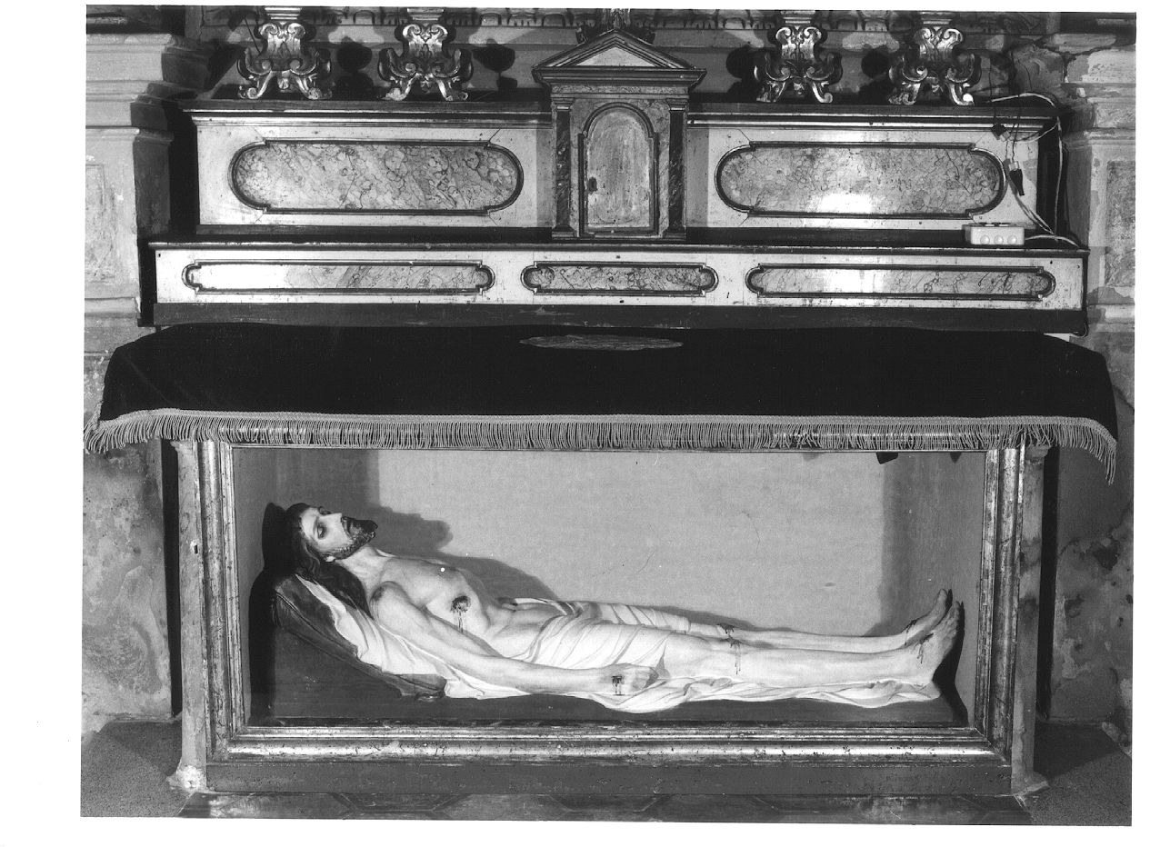 Cristo morto (statua) - ambito emiliano (inizio sec. XX)