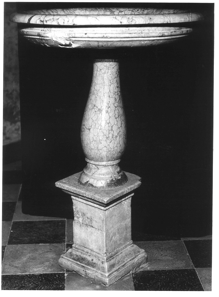 acquasantiera - ambito emiliano (sec. XVIII)