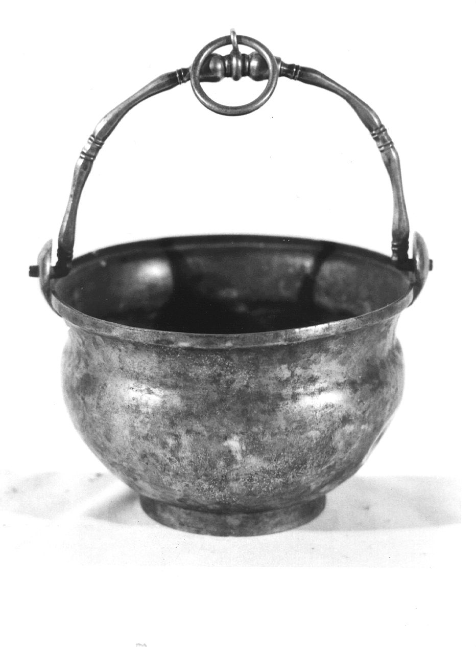 secchiello per l'acqua benedetta - ambito emiliano (sec. XIX)