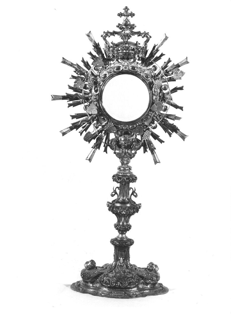 ostensorio - ambito emiliano (sec. XVIII)