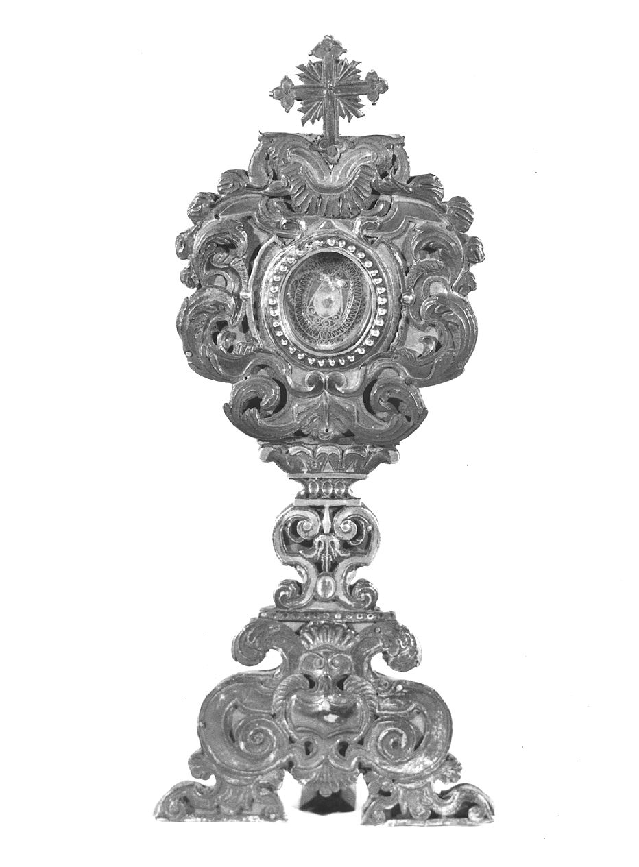 reliquiario - ambito emiliano (prima metà sec. XVIII)