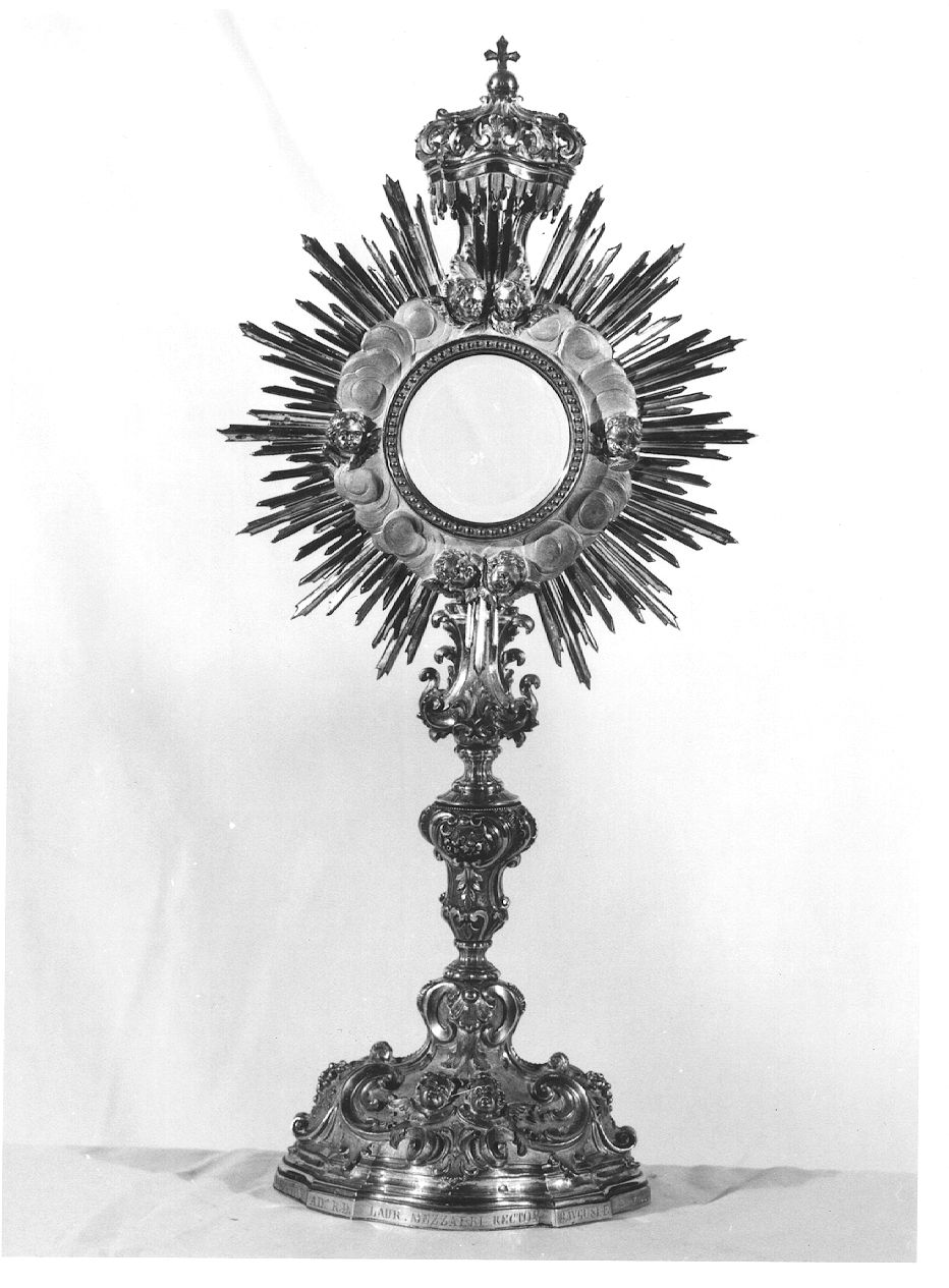 ostensorio - ambito emiliano (sec. XIX)