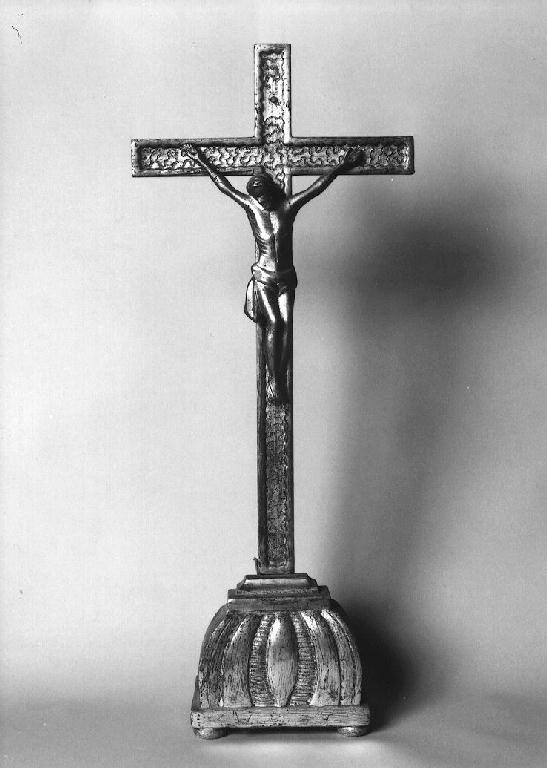 croce da tavolo - produzione emiliana (sec. XIX)