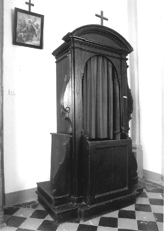 confessionale - ambito parmense (sec. XIX)