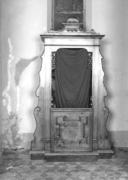 confessionale - ambito parmense (sec. XIX)