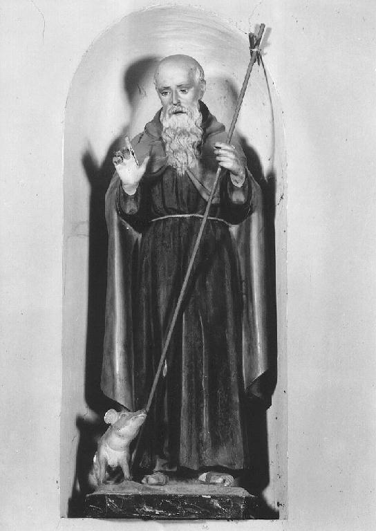 Sant'Antonio Abate (statua) - ambito parmense (primo quarto sec. XX)