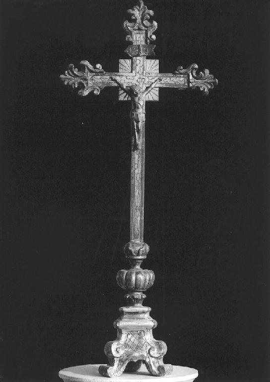 croce d'altare - ambito parmense (seconda metà sec. XIX)