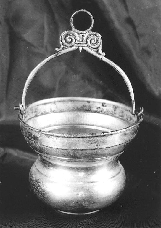 secchiello per l'acqua benedetta - ambito lombardo (sec. XIX)