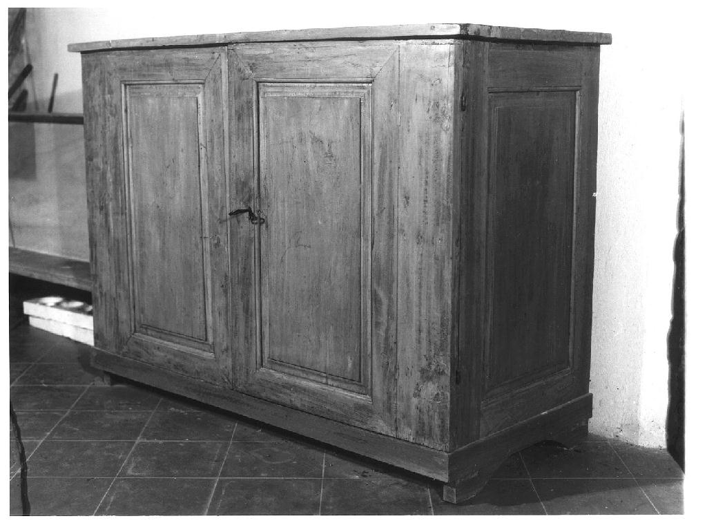 credenza, opera isolata - ambito parmense (sec. XIX)