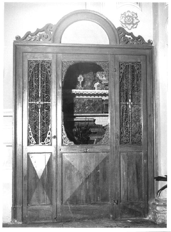 armadio - a muro - ambito parmense (fine/inizio secc. XIX/ XX)