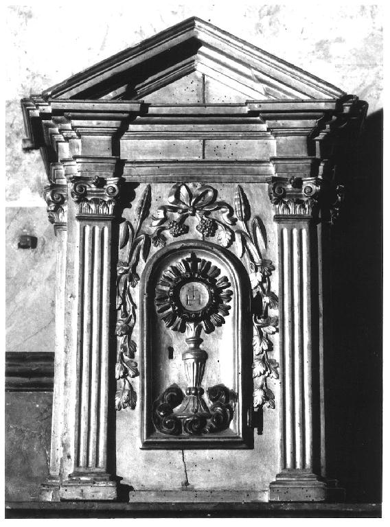 tabernacolo - a tempietto - ambito parmense (sec. XIX)