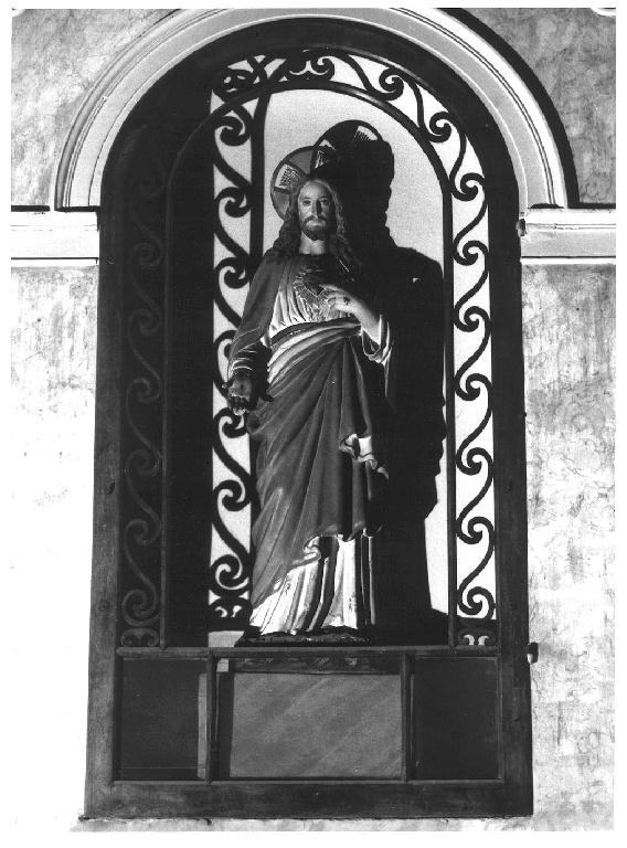 Sacro Cuore di Gesù (statua, opera isolata) - produzione Italia settentrionale (prima metà sec. XX)