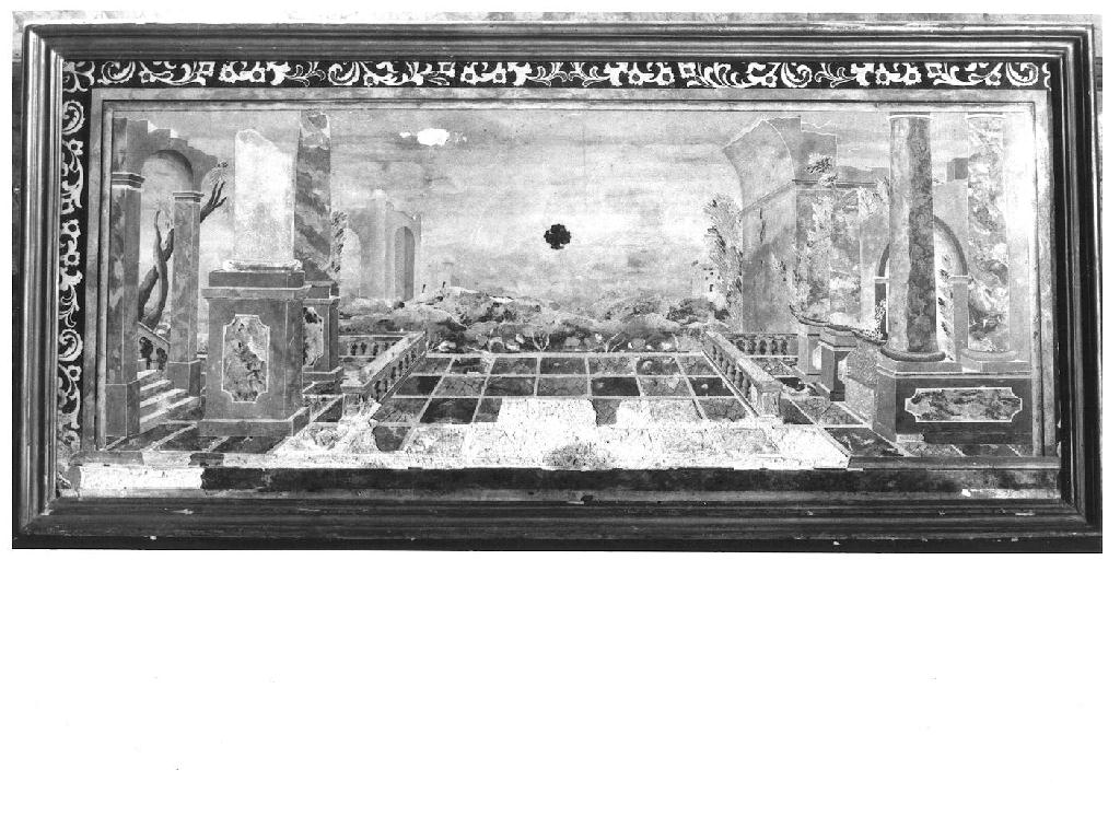 architettura (paliotto - a pannello piano) di Massa Giovanni (fine sec. XVII)