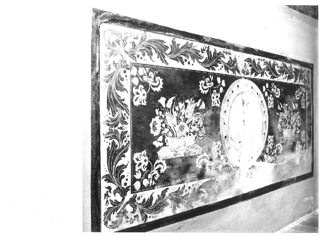 Santa Martire e motivi decorativi floreli e vegetali (paliotto - a pannello piano) - ambito carpigiano (prima metà sec. XVIII)