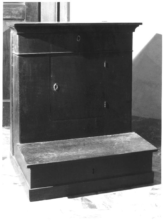 inginocchiatoio - ambito parmense (sec. XIX)