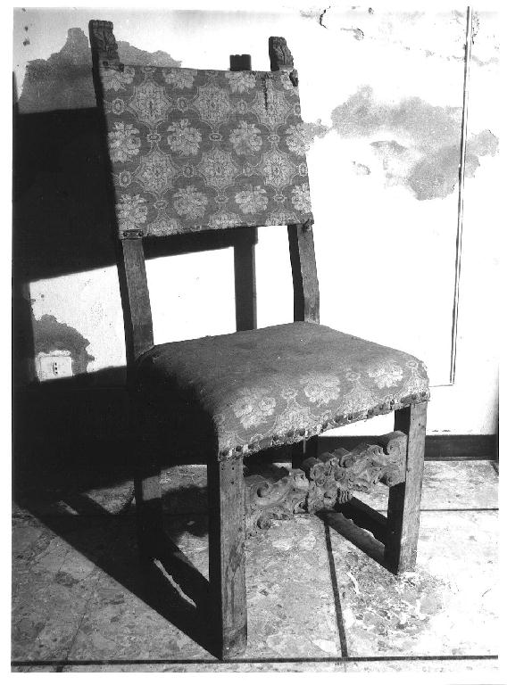 sedia - ambito parmense (sec. XVII)