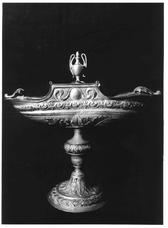 navicella portaincenso, elemento d'insieme di Bonani Alessandro (sec. XIX)