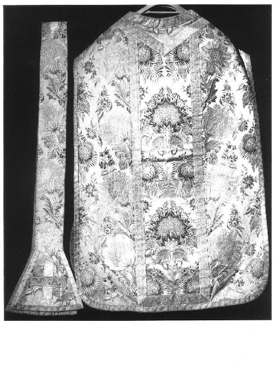 paramento liturgico, insieme - manifattura italiana (seconda metà sec. XIX)