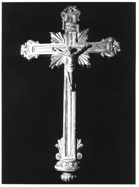 croce processionale - ambito parmense (prima metà sec. XIX)
