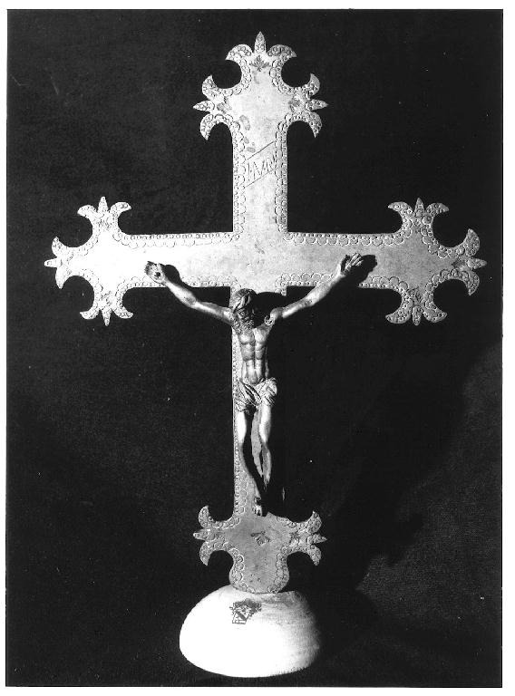 croce processionale, opera isolata - ambito emiliano (sec. XVII)