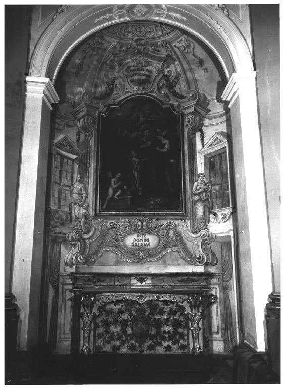 Quadratura architettonica (decorazione pittorica, complesso decorativo) di Filippi Agostino (sec. XVIII)