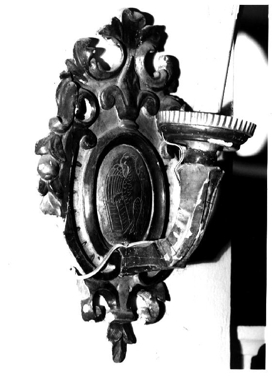 candeliere da parete, serie - ambito parmense (prima metà sec. XVIII)