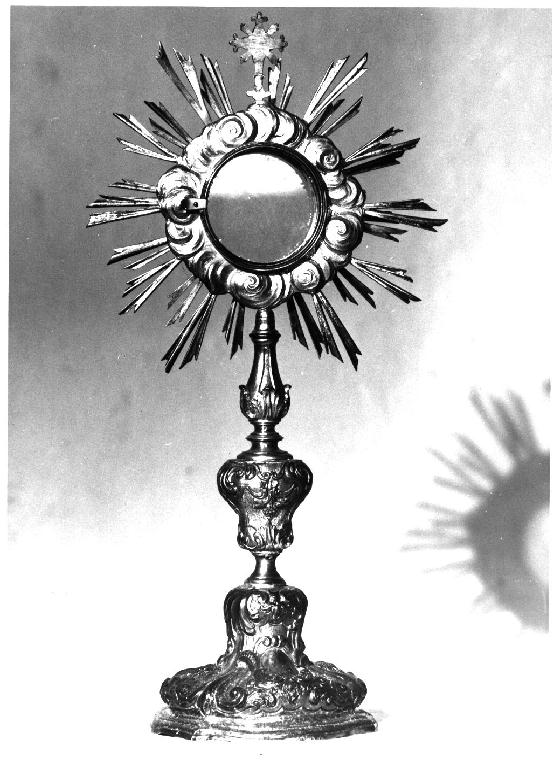 ostensorio - ambito parmense (metà sec. XVIII)