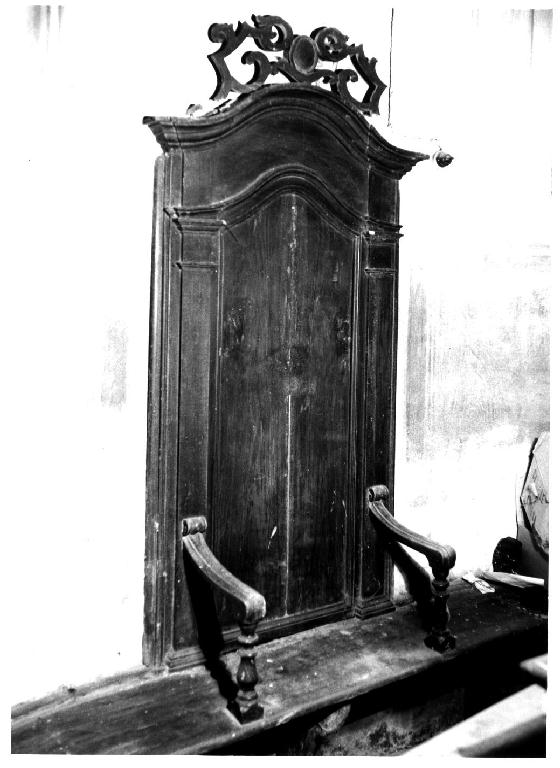 cattedra - ambito parmense (sec. XVIII)