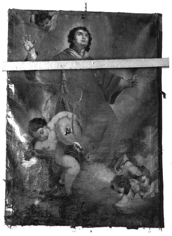 San Lorenzo in gloria (dipinto) di Ferrari Paolo (primo quarto sec. XVIII)